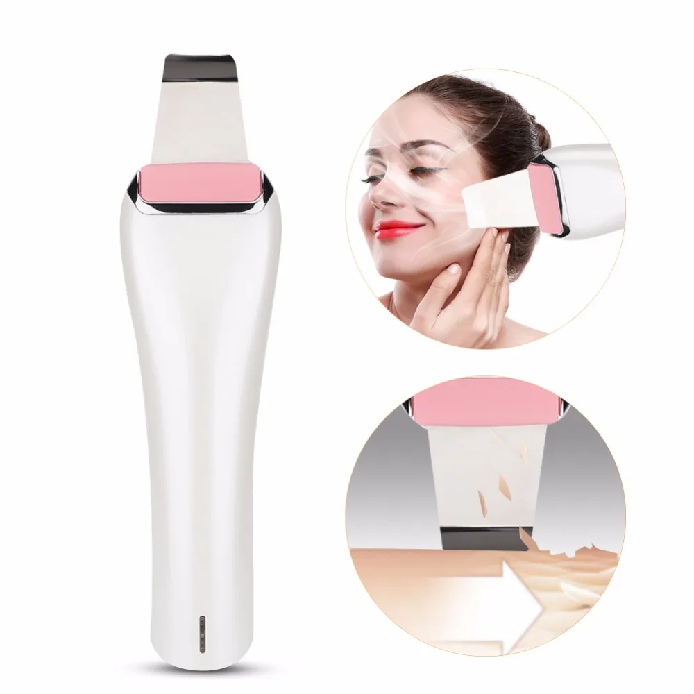 

Ultrasonic Deeply Skin Facial Cleaner Pore Cleansing Device Blackhead Removal Skin Peeling Pimple Remover Exfoliating Tool