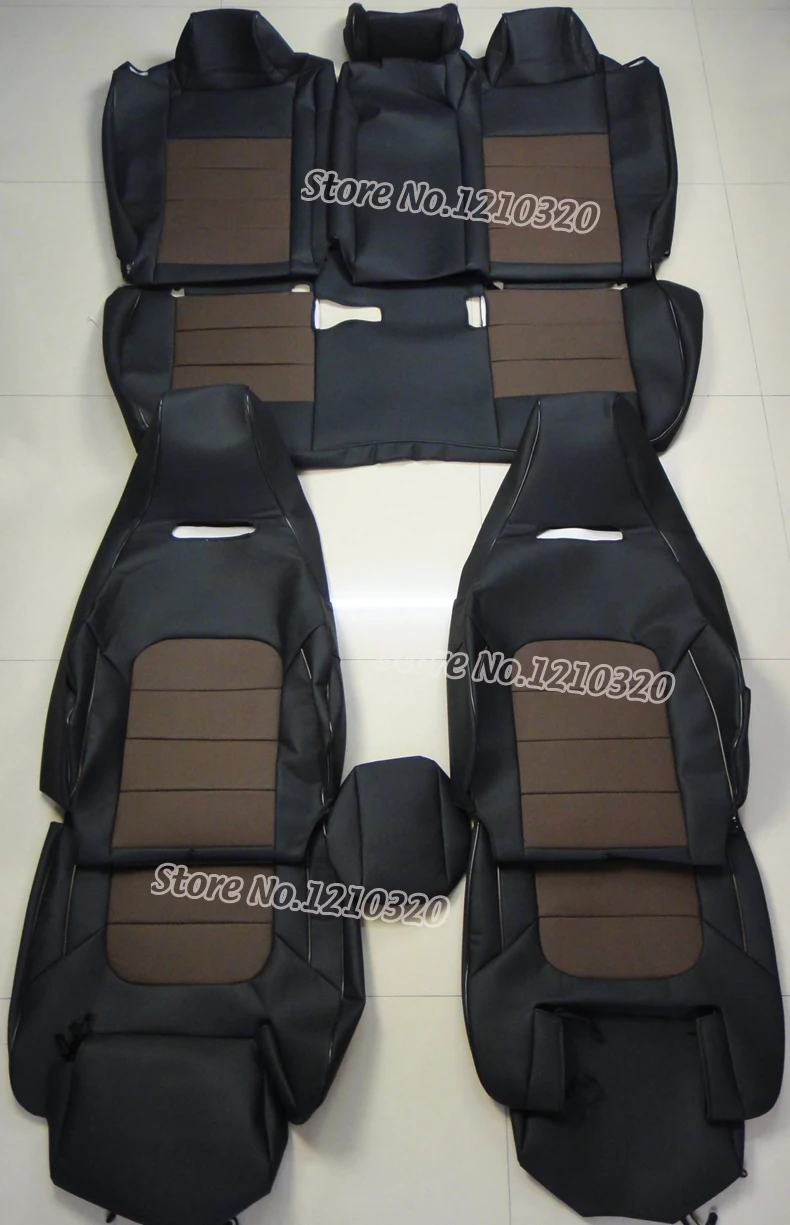 Car leather seat cover set  (2)