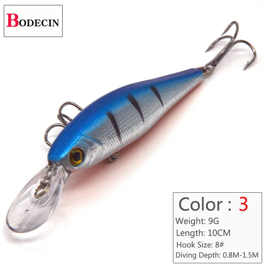 4PCS Minnow Sea Hard Artificial Lures Jerkbait Peche Wobblers For Fishing Bait With Hooks Lot Pike Trolling Swimbaits Fake Baits (3)