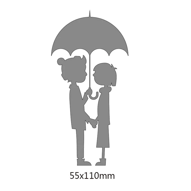 

Romantic Love Couple Metal Cutting Dies for DIY Scrapbook Album Creative Decor Embossing Paper Craft Steel Template Dies New