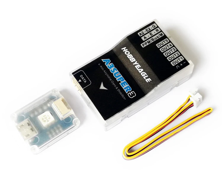 

1Set A3 Super3 V2 Fixed Wing Flight Control Gyroscope DC4.8-8.4V 32Bits Gyros with Program Card for RC Multi-copter Drones Parts