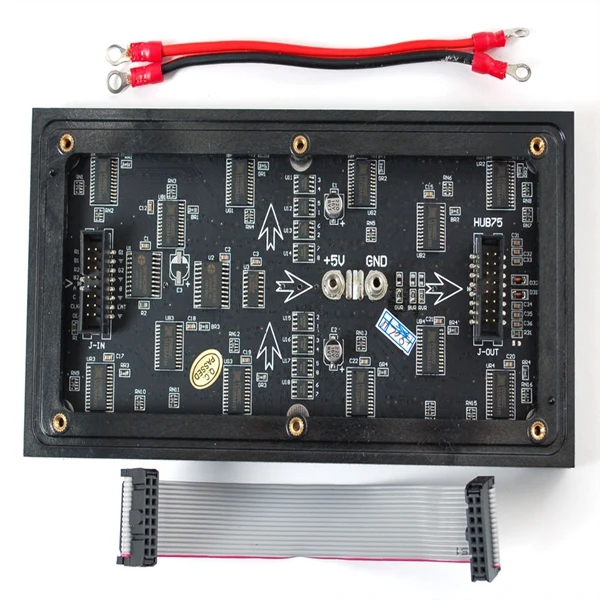 2017 2018 smd 5050 samsung led module P6 RGB SMD Dot Matrix LED Module panel board 32x16 dots | Электронные компоненты и