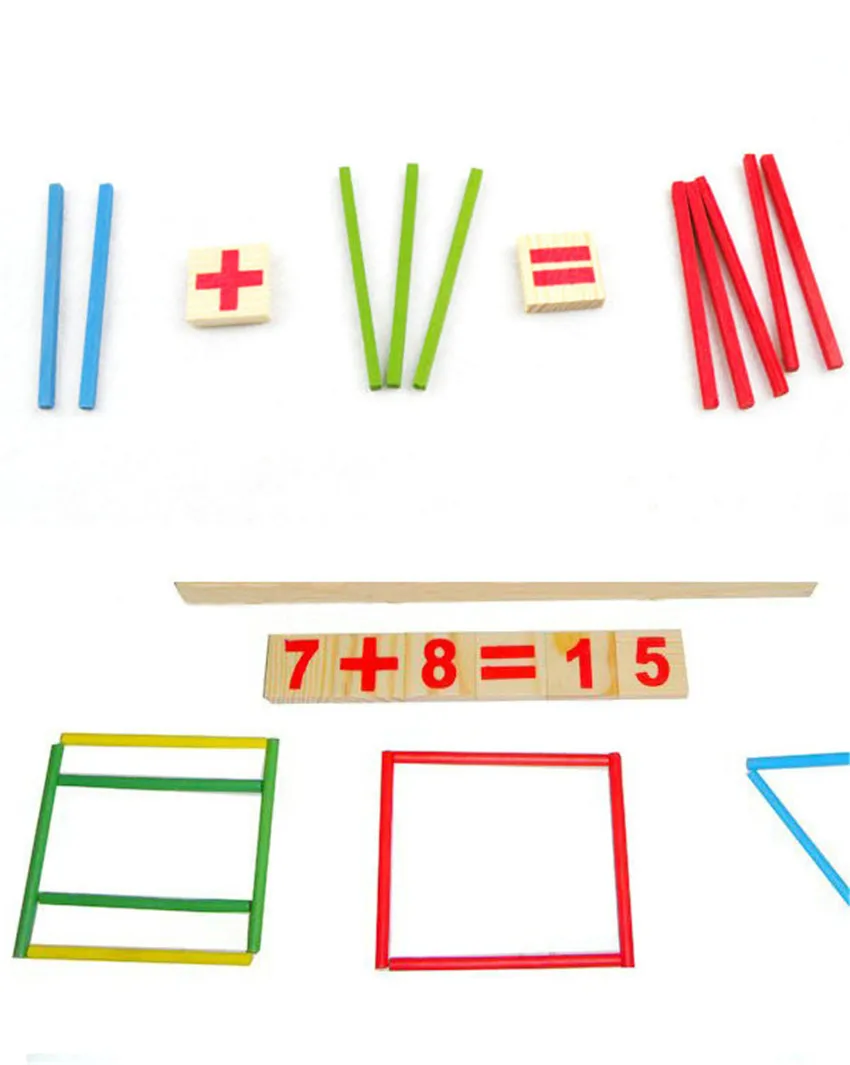 1 компл.. Детские Деревянные Монтессори материалы Детские обучающие игры математическая игрушка Монтессори Развивающие игрушки для детей