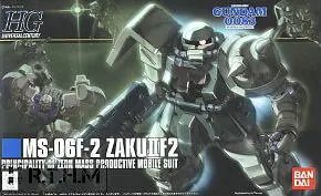 

Bandai HGUC 105 MS-06F-2 Zaku II F2 Zeon Scale Model
