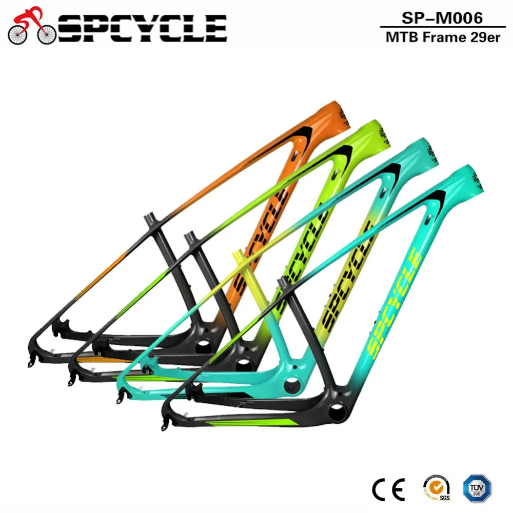 Best Spcycle 2019 New T1000 Carbon MTB Frame 29er Mountain Bike Carbon Fiber Frameset Compatible With 142*12mm Thru axle and 135 QR 0 Best Spcycle 2019 New T1000 Carbon MTB Frame 29er Mountain Bike Carbon Fiber Frameset Compatible With 142*12mm Thru axle and 135 QR 0