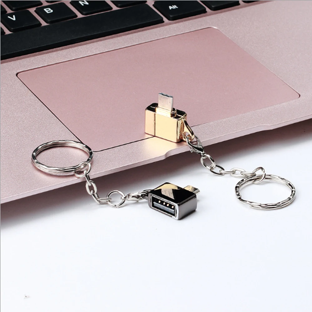 Мини металлический type-c мобильный U диск Micro USB удлинитель O-TG кабель для передачи данных адаптер конвертер брелок для Android объем памяти
