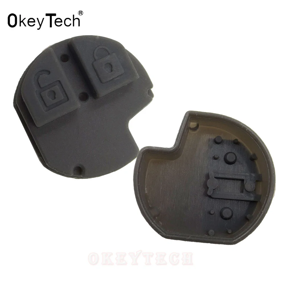 

OkeyTech New 2 Buttons Remote car Key Fob Replacement Rubber Pad for Suzuki key Swift grand vitara SX4 Liana Aerio Jimn auto key