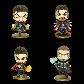 

Huong 10CM Avengers Infinity War Doctor Strange Fighting Ver Bobble Head Action Figure Toy Doll for Car Decoration