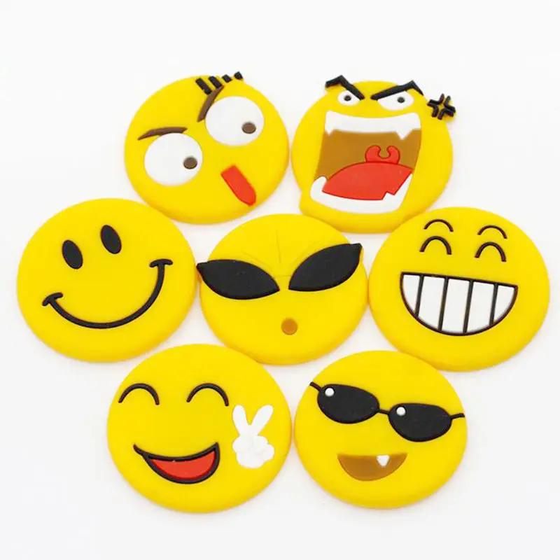 Cute Emoji Fridge Stickers Whiteboard Note Message Holder 5pcs