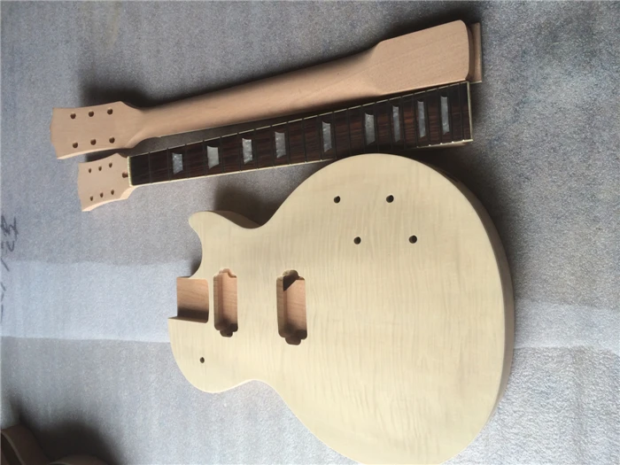 

Guitar DIY Electric guitar semi-finished products, LP guitar suit semi-finished  a piano body is tie-in a piano as a set of