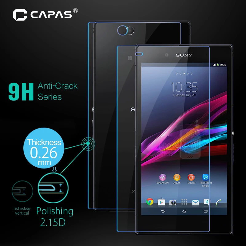 Full Body Tempered Glass for Sony Xperia Z Ultra C6833