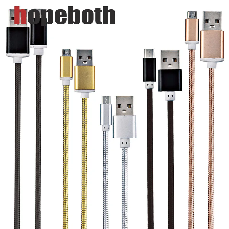 10 шт./лот металлический пружинный USB кабель типа C из цинкового сплава для iPhone 6S 8X7