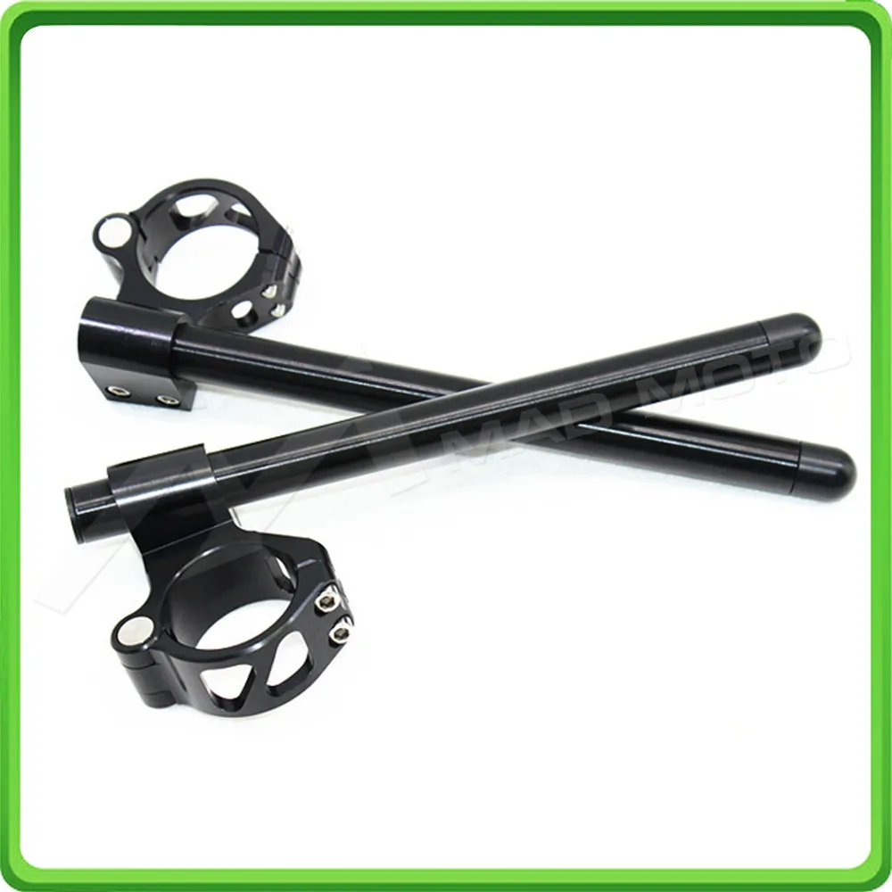 

51mm Clip-Ons Handlebar Riser 7/8" Raised Clip-on handle bars for Honda Suzuki Yamaha Kawasaki BK
