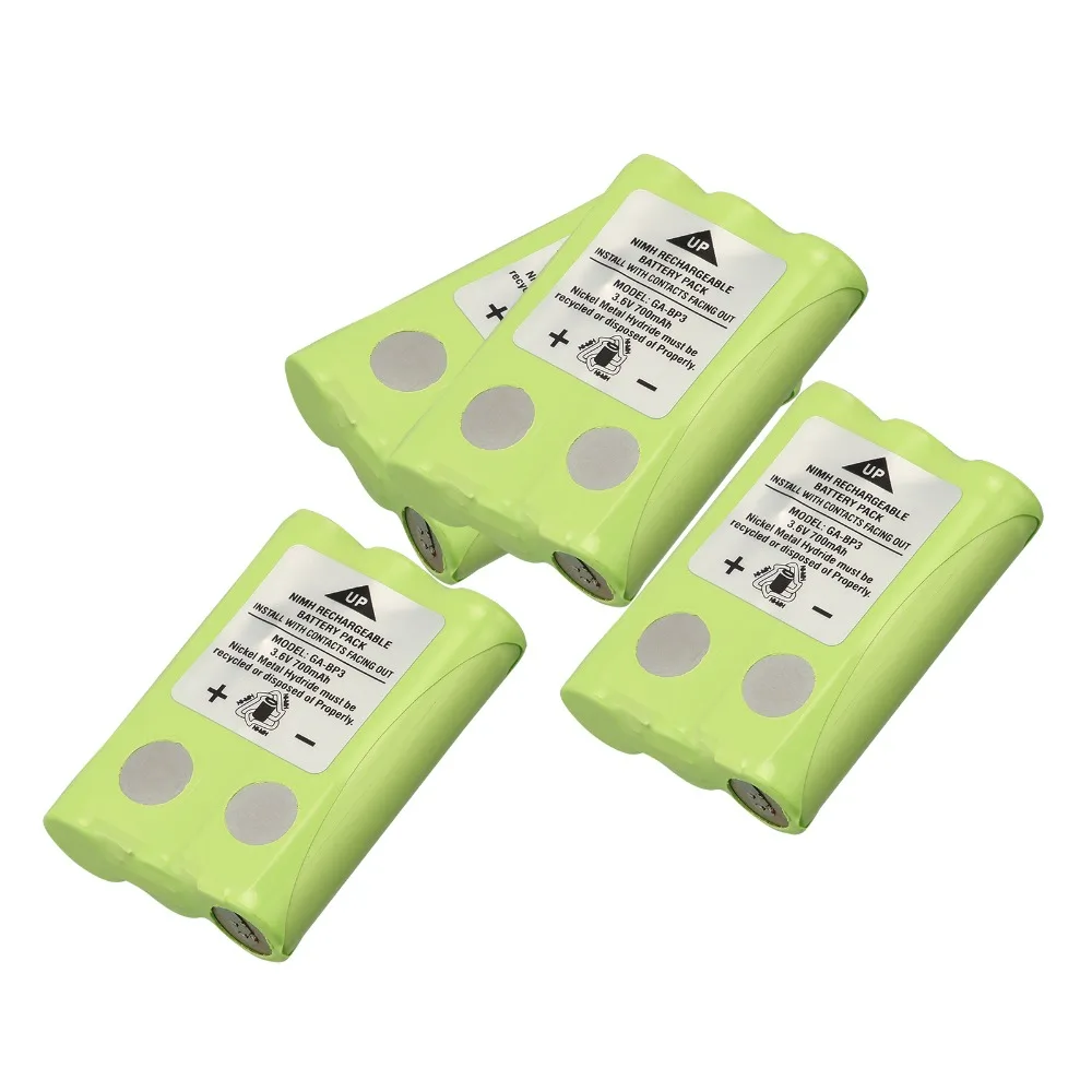 

new arrival! 5 PCS a set 3.6V 700mAh GA-BP3 Batteries for Cobra PR145/150 /155G Walkie-Talkie 2-Way Radios