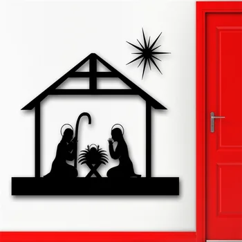 

Wall Sticker Vinyl Decal Jesus Christ The Bible Christian Christmas