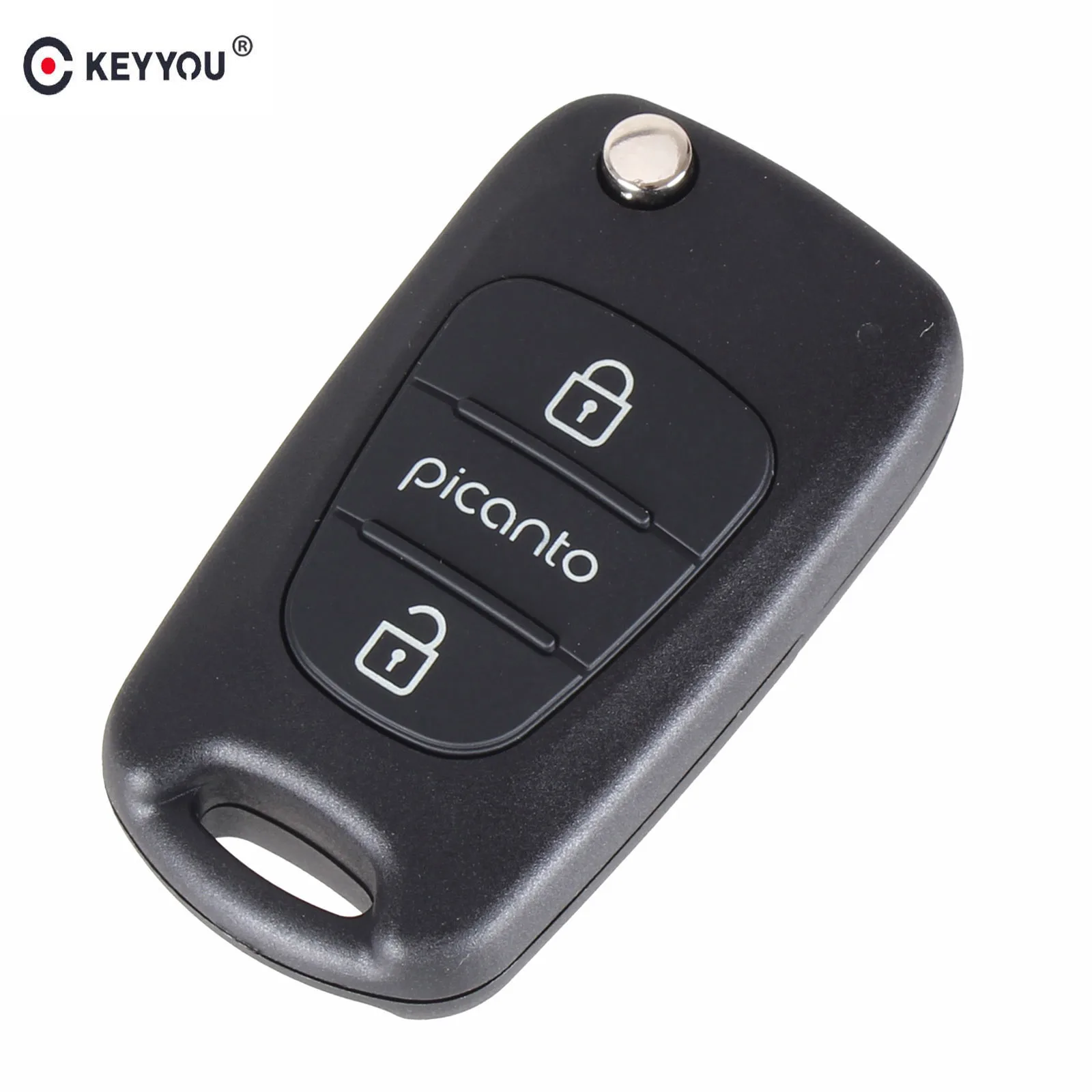 KEYYOU 10X Новый складной ключ с 3 кнопками для KIA Picanto чехол пульта дистанционного