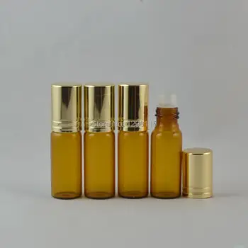 

Free shipping, 50pcs/lot,5ml glass Deodorant roll-on bottle, perfume bottle,Essential oil bottle