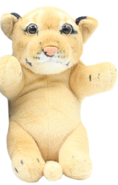 JESONN реалистичные мягкие животные Тигр Гепард леопард плюшевые игрушки пантера Лев Львица для детей подарки на день рождения, 20 см, упаковка из 2 - Цвет: Lioness