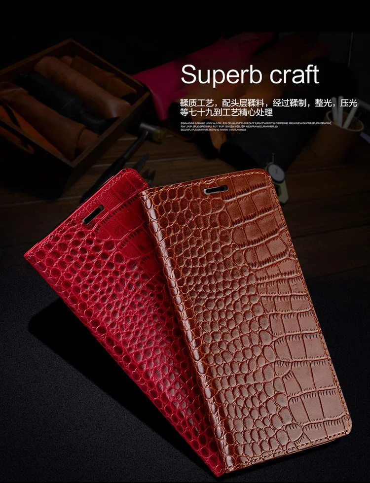 Wangcangli бренд мобильного телефона чехол Натуральная кожа Крокодил ровной текстурой чехол для телефона для samsung Galaxy j5 ручной работы чехол для телефона