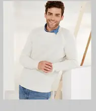 ^#Cheap 100%Cashmere White Sweater Men's Fashion Pullover O-Neck Warm Winter Natural Fabric Extra Soft High Quality Free Shipping ^#Cheap 100%Cashmere White Sweater Men's Fashion Pullover O-Neck Warm Winter Natural Fabric Extra Soft High Quality Free Shipping