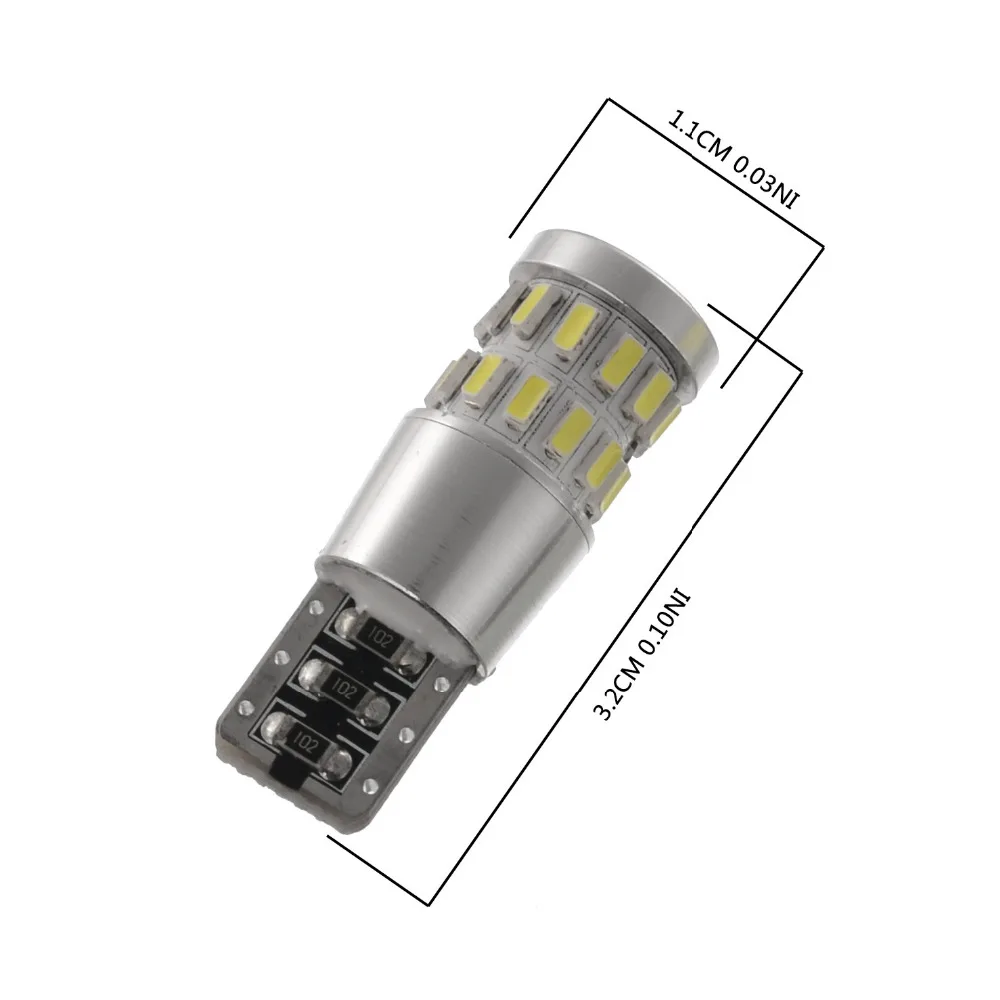 10x Canbus T10 3014 30SMD W5W светодиодный Белый на танкетке лампы Avto Автомобильный