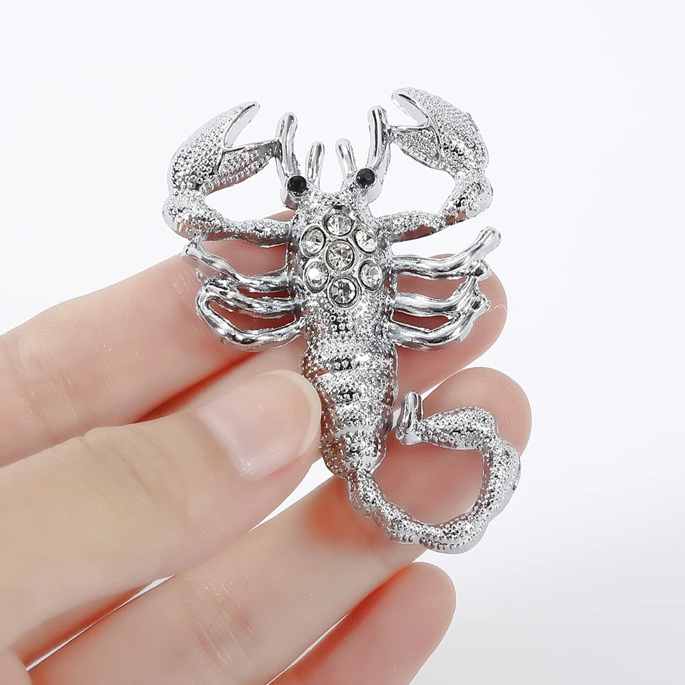 

3D Metal Insert Scorpion Sticker Three-dimensional Personality Car Diamond Stickers Funny Sticker Scratch Sticker Car Wrap