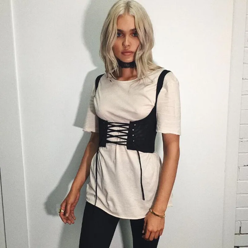 Black Bow Fold Cummerbunds Female Woman Denim Belt Zipper Jeans Vests Wide Women Belts Punk Rivet Fashion Dress Waistbands Lady Coats