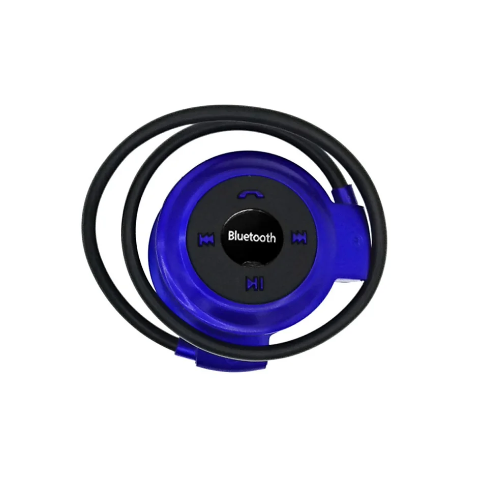 HOMEBARL Mini 503 спортивные музыкальные Bluetooth 4,0 Беспроводные наушники Mini503 максимальная поддержка 32 ГБ Micro SD TF карта FM радио Новинка - Цвет: Синий