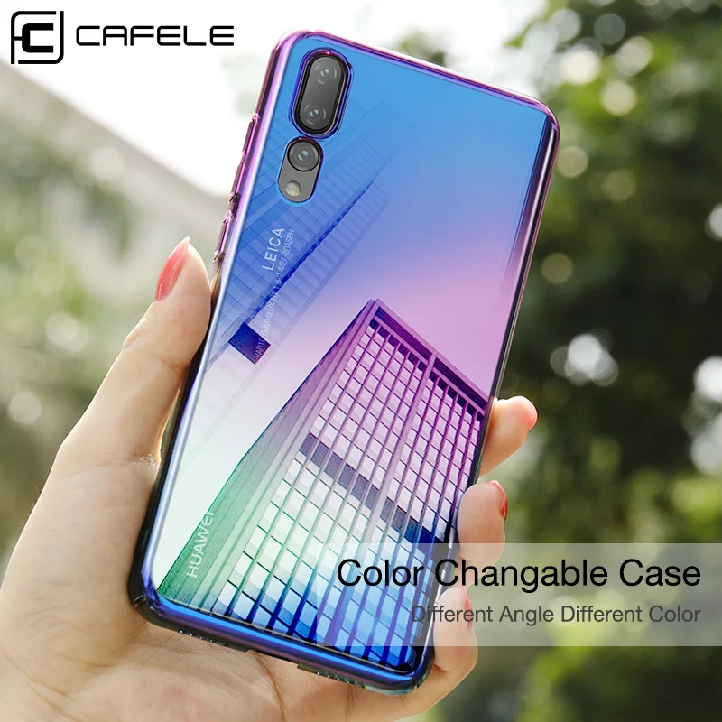 

CAFELE Aurora Gradient Case For Huawei P20 Pro Case Protection Transparent Hard PC Cover P 20 For Huawei P20 Lite Cases