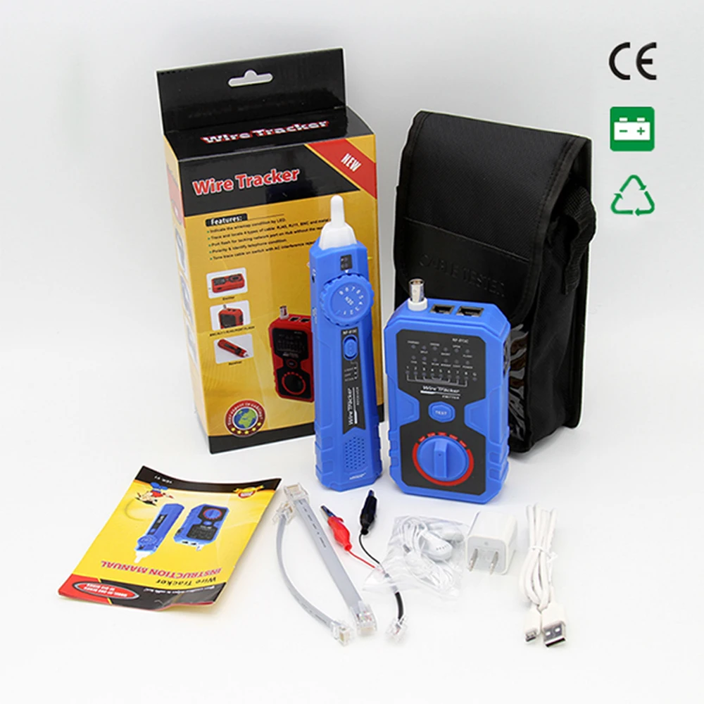 NOYAFA NF 813C Netwoek кабельный тестер для RJ45 и RJ11 BNC провода трекер|Сетевые инструменты| |