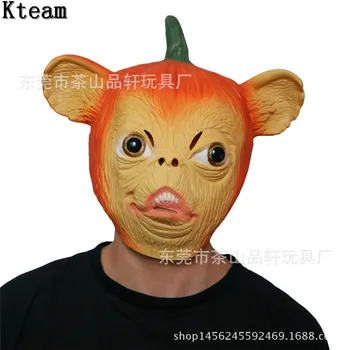 

Top Grade 100% Latex Halloween Mask Pumpkin elf Mask Creepy Realistic Crazy Rubber Super Creepy Party Halloween Costume mask
