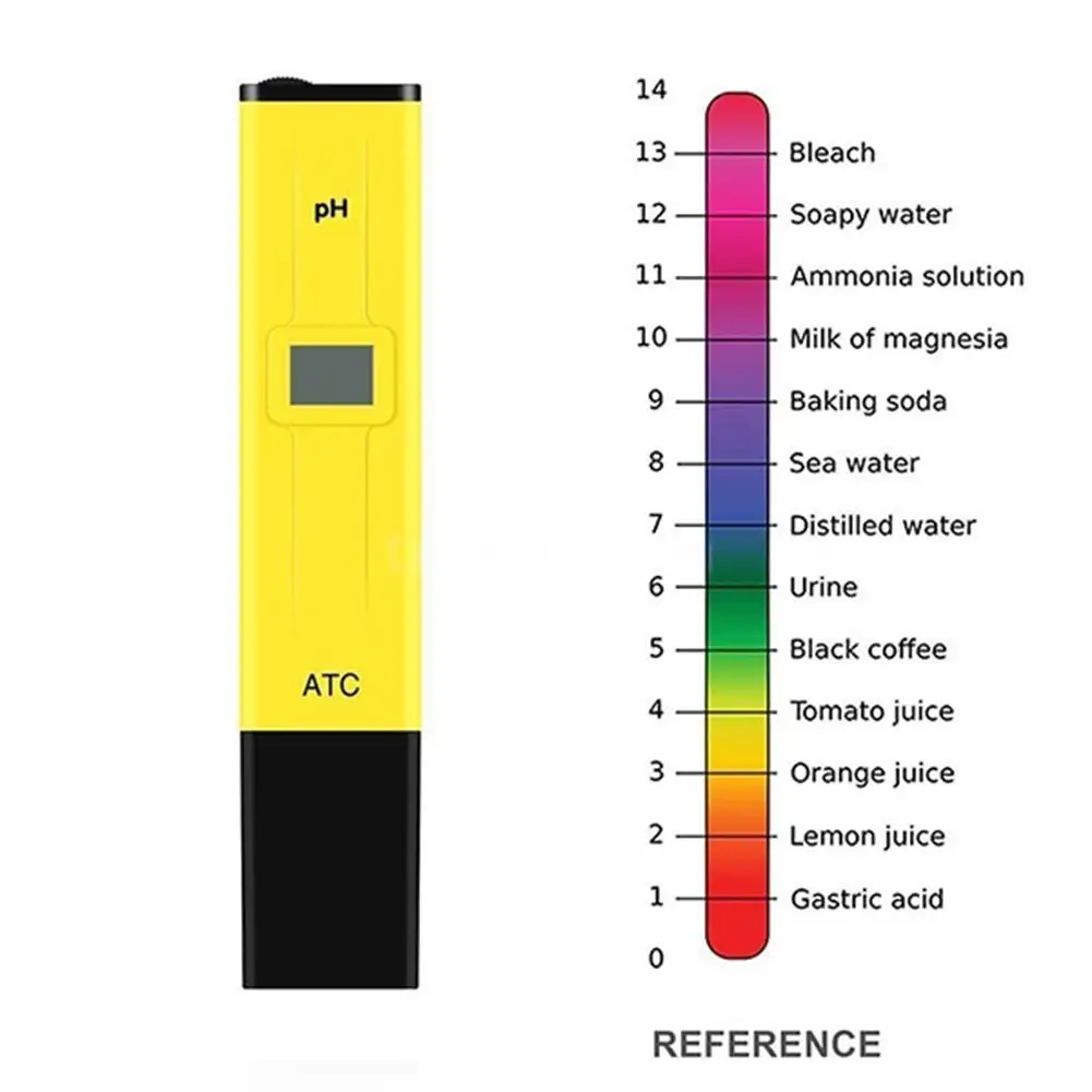 

New Portable Accurate Digital Tester Pen Aquarium Pool Water Drink Monitor PH Meter