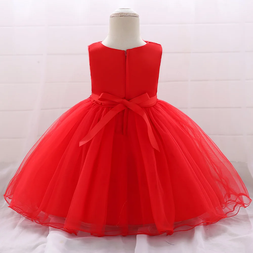 New Baby Girls Floral Cotton Party Dress From 6-9 to 18-24 Months