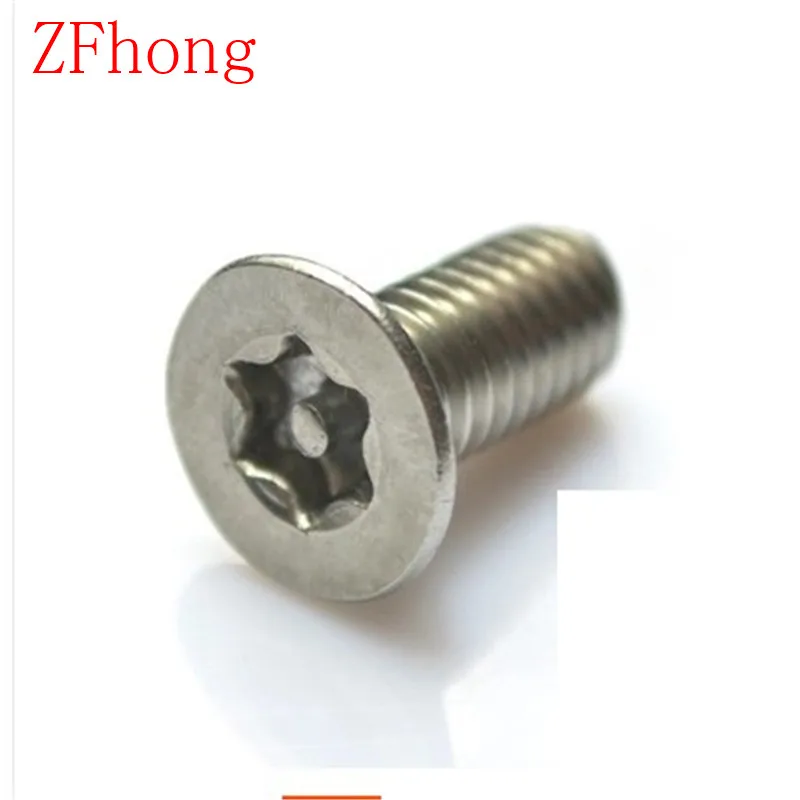 

20pcs/lot M6*60/70/80/90/100 stainless steel Torx countersunk Head Tamper Proof Security Screw Screws