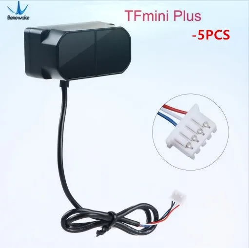 5 pcs New Benewake TFmini Plus LiDAR module TOF short distance sensor waterproof IP65 | Электроника