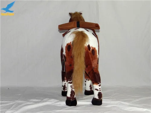 Fancytrader 32'' 82cm Large Soft Stuffed Plush Simulated Animal War Horse Toy, 3 Colors Available, Free Shipping FT50609 (16)