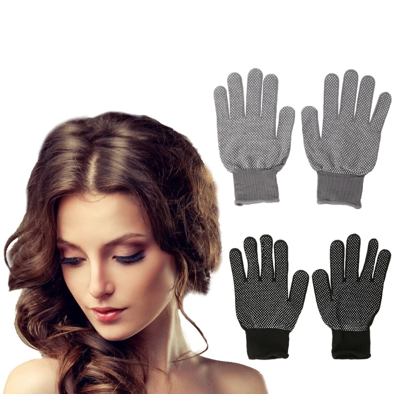 1 упаковка, 2 шт., термостойкие защитные перчатки для укладки волос, для завивки, прямые утюжки, высокое качество, уход за волосами, инструменты для укладки