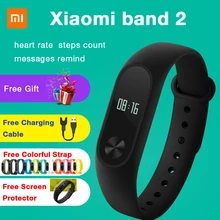 Original Xiaomi Mi Band 2 Smart Bracelet Watch Wristband Miband Fitness Tracker OLED Touchpad Sleep Monitor