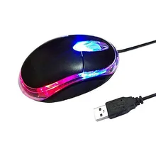 800 DPI USB Wired Mice Mouse for PC Laptop Blue and Red LED Backlight Optical Gaming