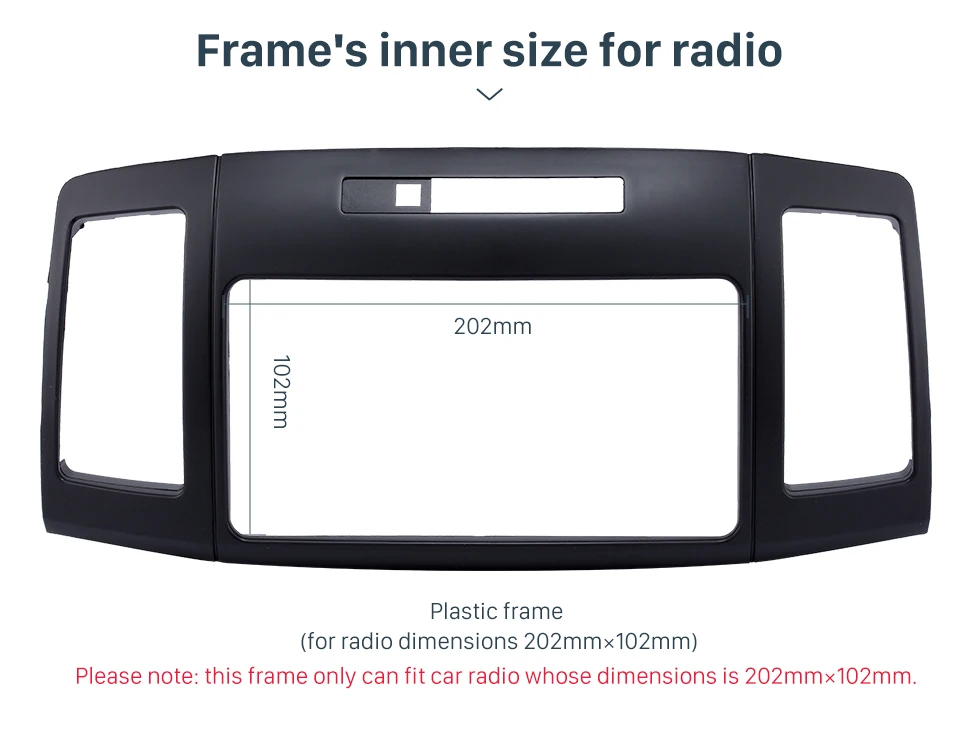 Seicane двойной Din 202*102 мм установка автомобиля стерео рамка отделка Установка комплект для Toyota Allion 240 Dash CD аудио крышка ободок