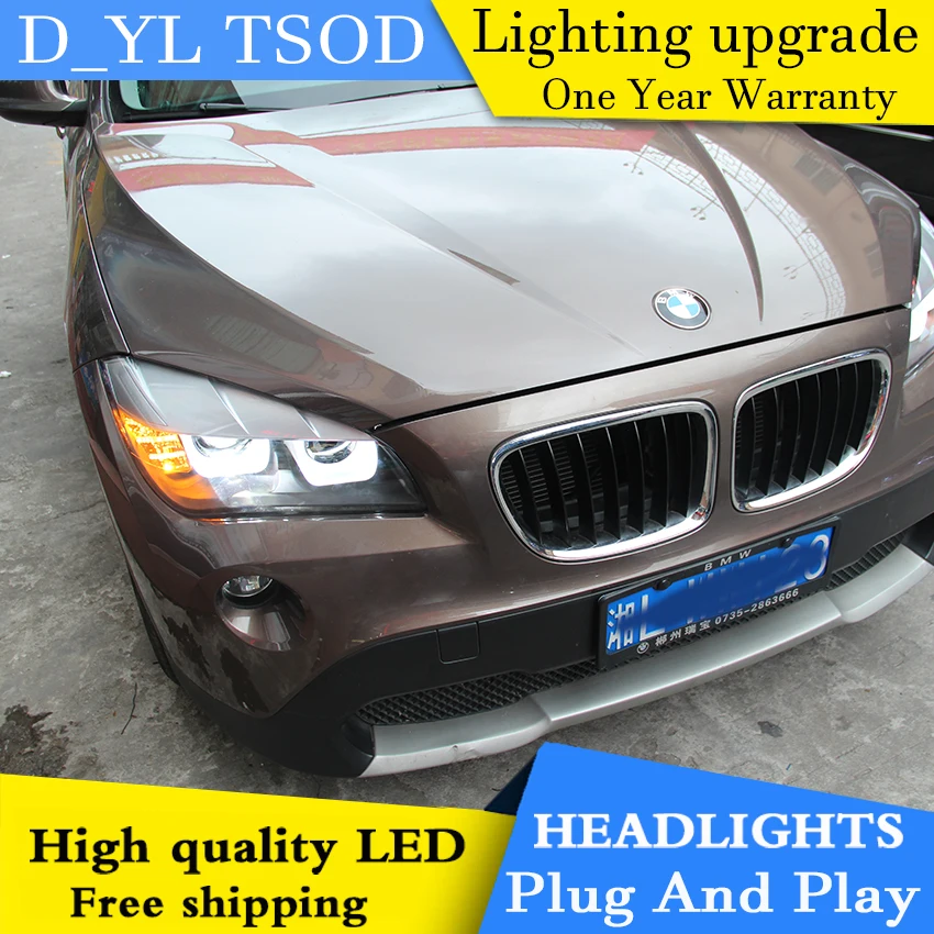 DY_L Автомобиль Стайлинг фара для BMW X1 2009-1013 светодиодный фары DRL H7/D2H HID Xenon Биксеноновые линзы