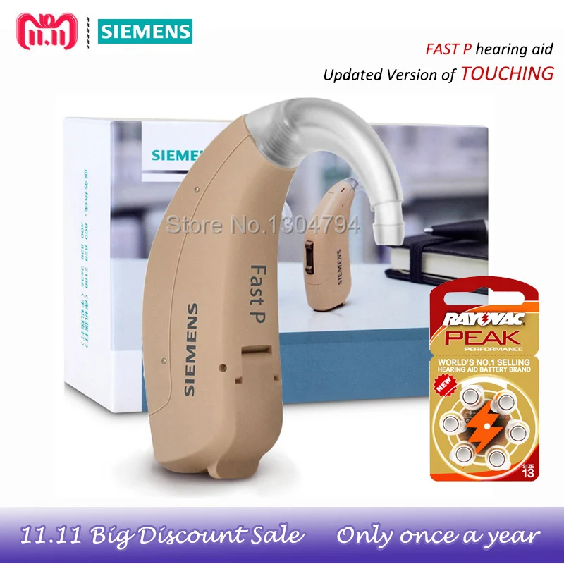 2019new Generation!4 Channels Germany Siemens Fast P Bte Mini Hearing
