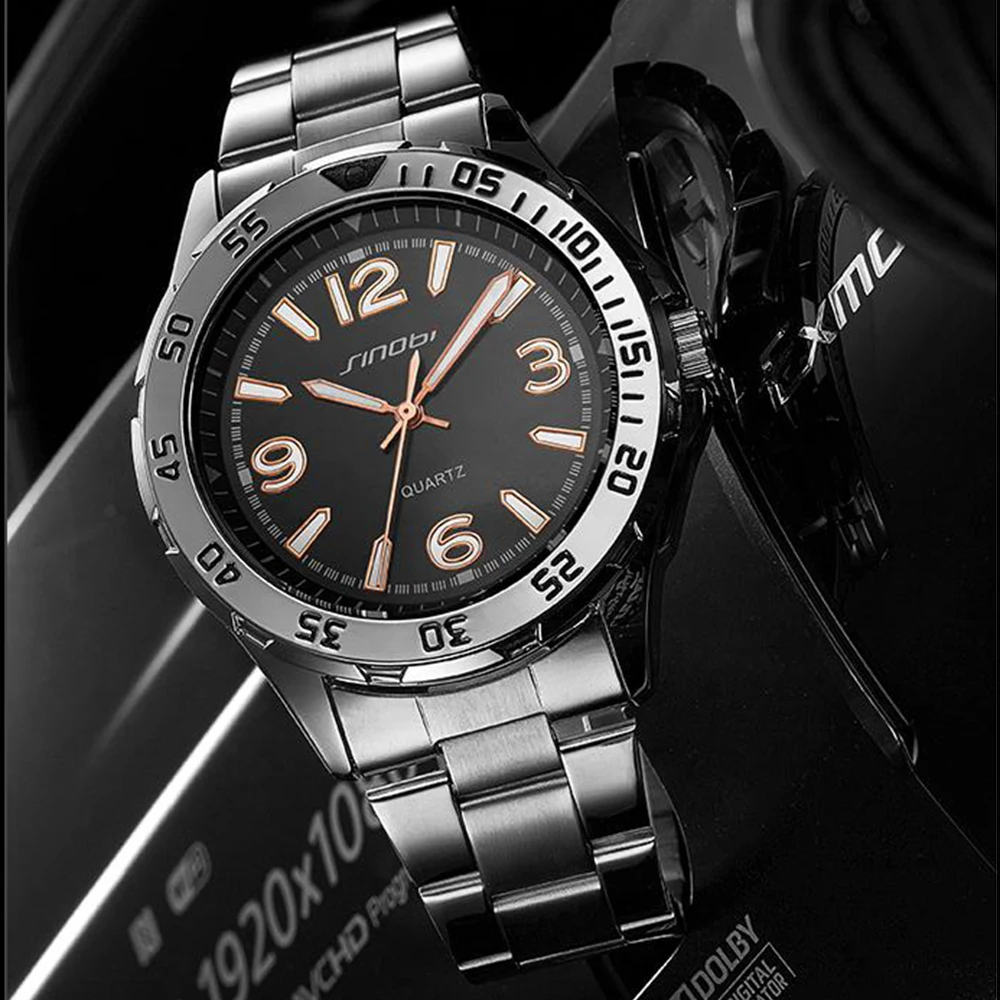 En Ligne SINOBI Montre Homme Top Marque De Luxe De Mode 2018 Sport Casual Simple Lumineux Militaire Armée Bracelet À Quartz Montres Relogio Masculino