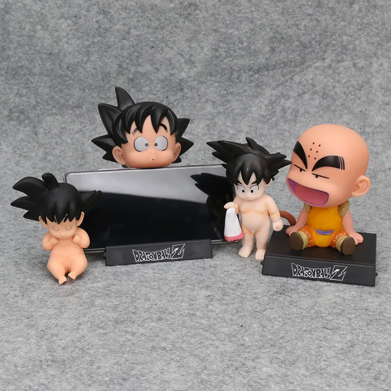 

Dragon Ball Z Baby Child Son Gokou Sleeping Goku Krillin PVC Figure Collectible Model Toy 8-12cm