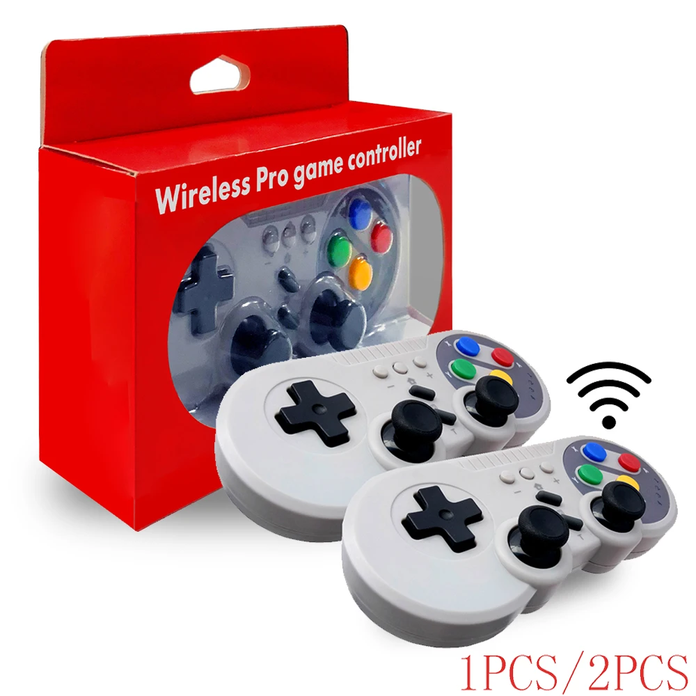 

VIGRAND 1pc/2pcs Bluetooth Wireless Pro Controller Gamepad Joypad Remote for Nintend Switch Console Gamepad Joystick Gift Boxes