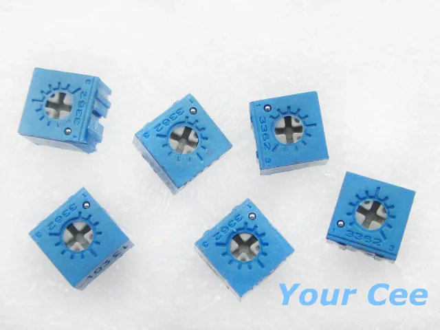 

20 pcs 100K 3362 Adjustable Resistance Potentiometer 100KR ohm Variable Resistor 3362P 104