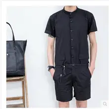 S-5XL! новые мужские модные повседневные летние комбинезон тонкий one piece Брюки Плюс Размер этап певица костюмы одежда