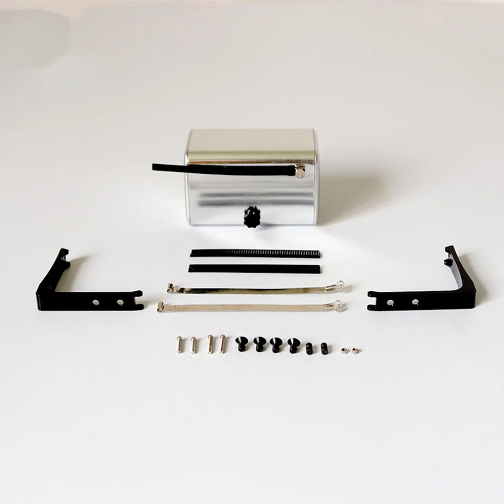 R/C metal Simulation hydraulic fuel tank for tamiya 1/14th scale rc actros truck scania R620 56323 R470 R730 benz 1851 MAN TGX