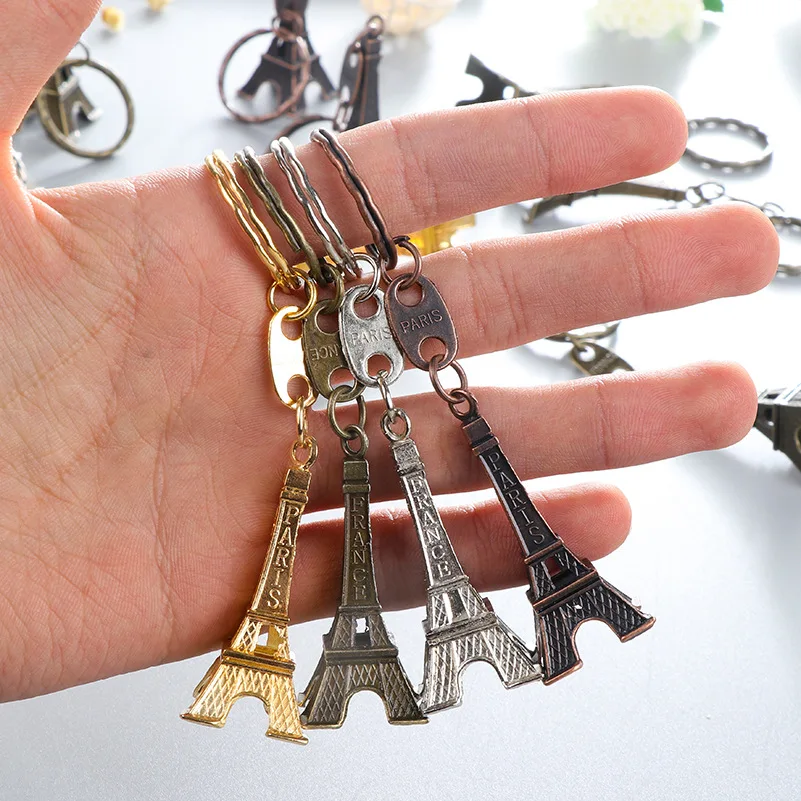 Aliexpress.com : Buy Retro Car Keyring Eiffel Tower Key Chain Mini
