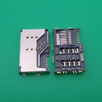 

10pcs/lot New for FLY IQ4403 IQ 4403 IQ4411 4411 SIM card reader connector socket Holder Slot Tray module